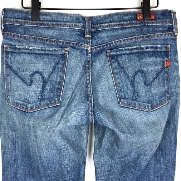 CITIZENS OF HUMANITY Jeans Low Waist Flare Ingrid #002 Stretch Denim Y2K Size 28 - Picture 5 of 14